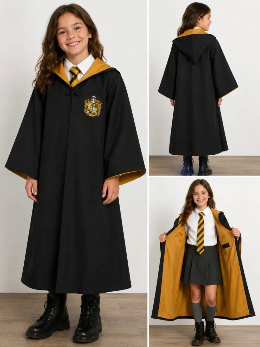 Harry Potter Hufflepuff Robe Kids Universal Studios Wizarding World